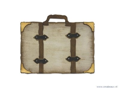 Sizzix SIZ657219, Movers & shapers die, Vintage valise