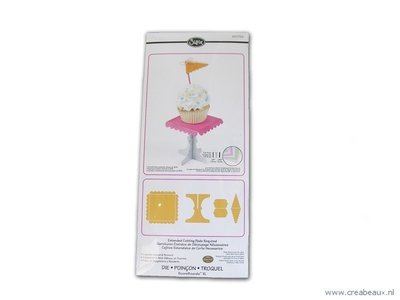 Sizzix SIZ657728, Bigz XL die, Scoreboard cupcake stand pennnant