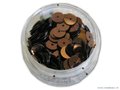 Pailletten rond, 6 mm. 500st. koper metallic (3)
