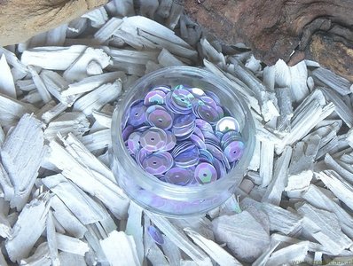Pailletten rond, cup 6 mm. 500st. lila metallic