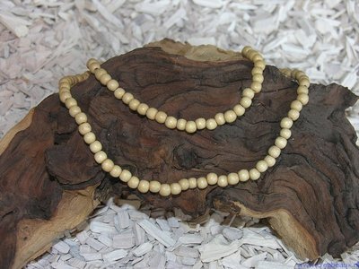 414126647 Kraal, 6mm, beige