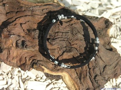 Set armband, zwart
