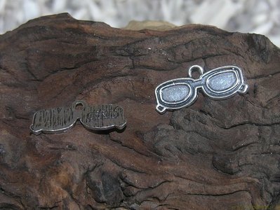 Zonnebril, 34x19mm, zilverkleur