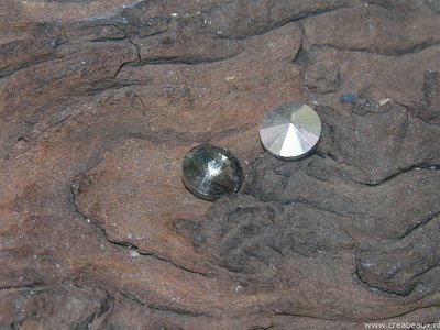 Similisteen kristal SS38, 8mm, black diamond