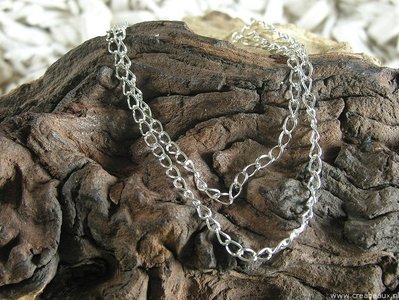 Verlengketting, 45cm, zilverkleur