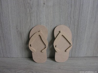Flipflops, 20x20cm