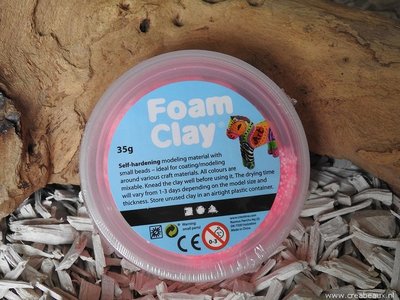 414135809 Foam Clay Neon, 35 gram, roze