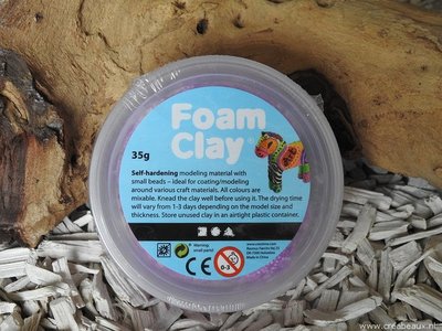 Foam Clay Neon, 35 gram, paars