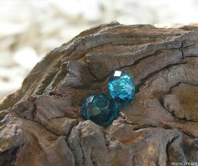 Pandora facet geslepen, 13x8mm, blauw