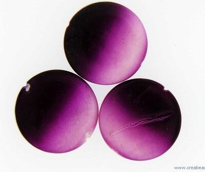 Parelmoer rond, 20mm, amethist
