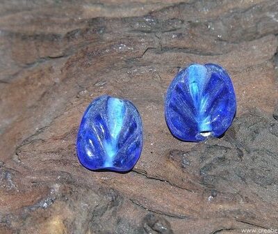 Blaadje, 10mm, donker blauw