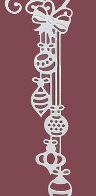 Kerstornament met kerstballen