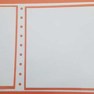 kaart ticket model vierkant